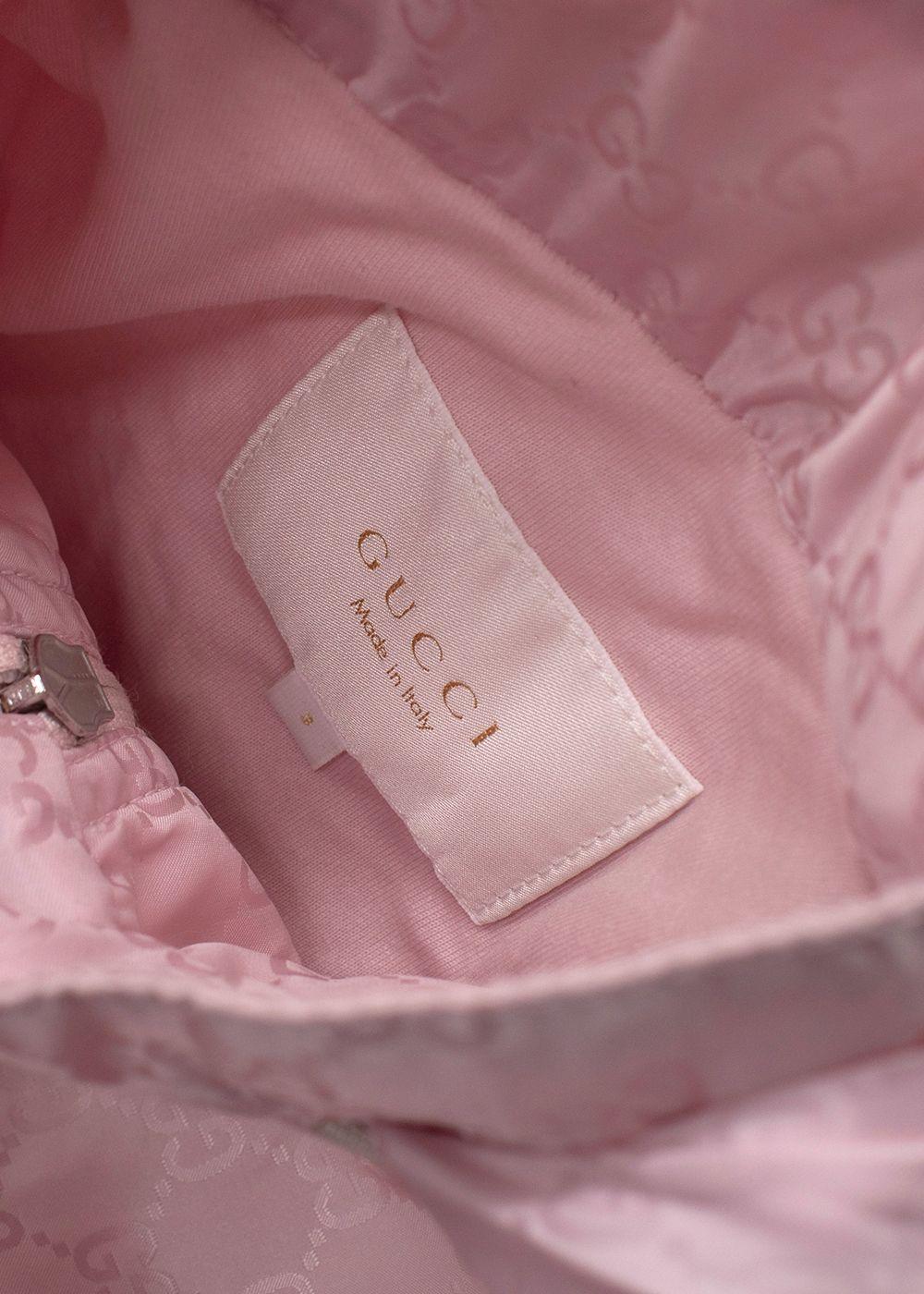 Gucci Kids Pink Monogram Windbreaker