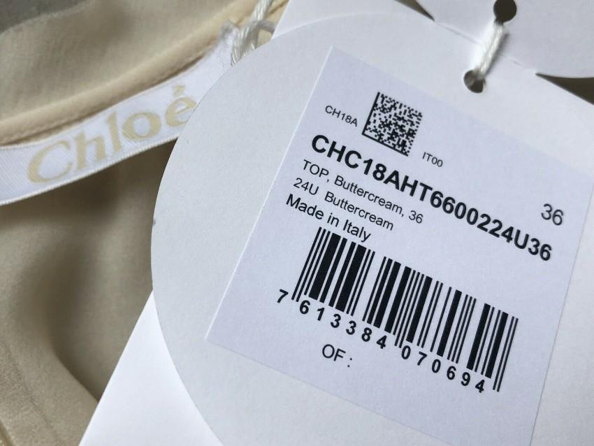Chloe Crystal-embellished silk-crepe blouse