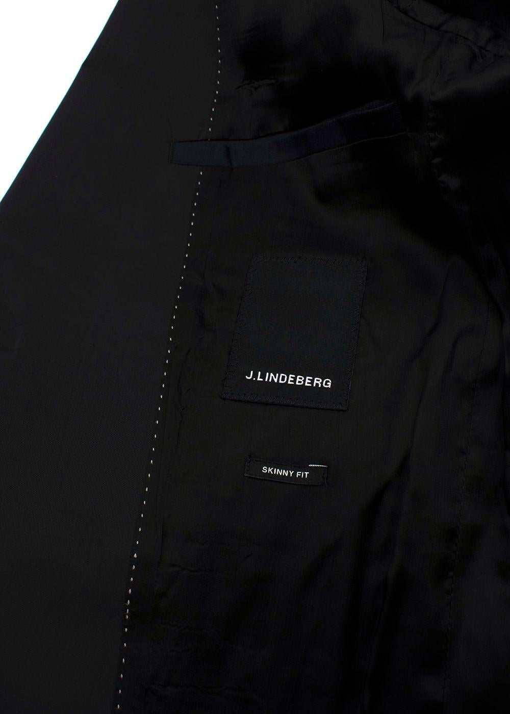 J. Lindenberg Navy Skinny Fit Suit Jacket & Trousers