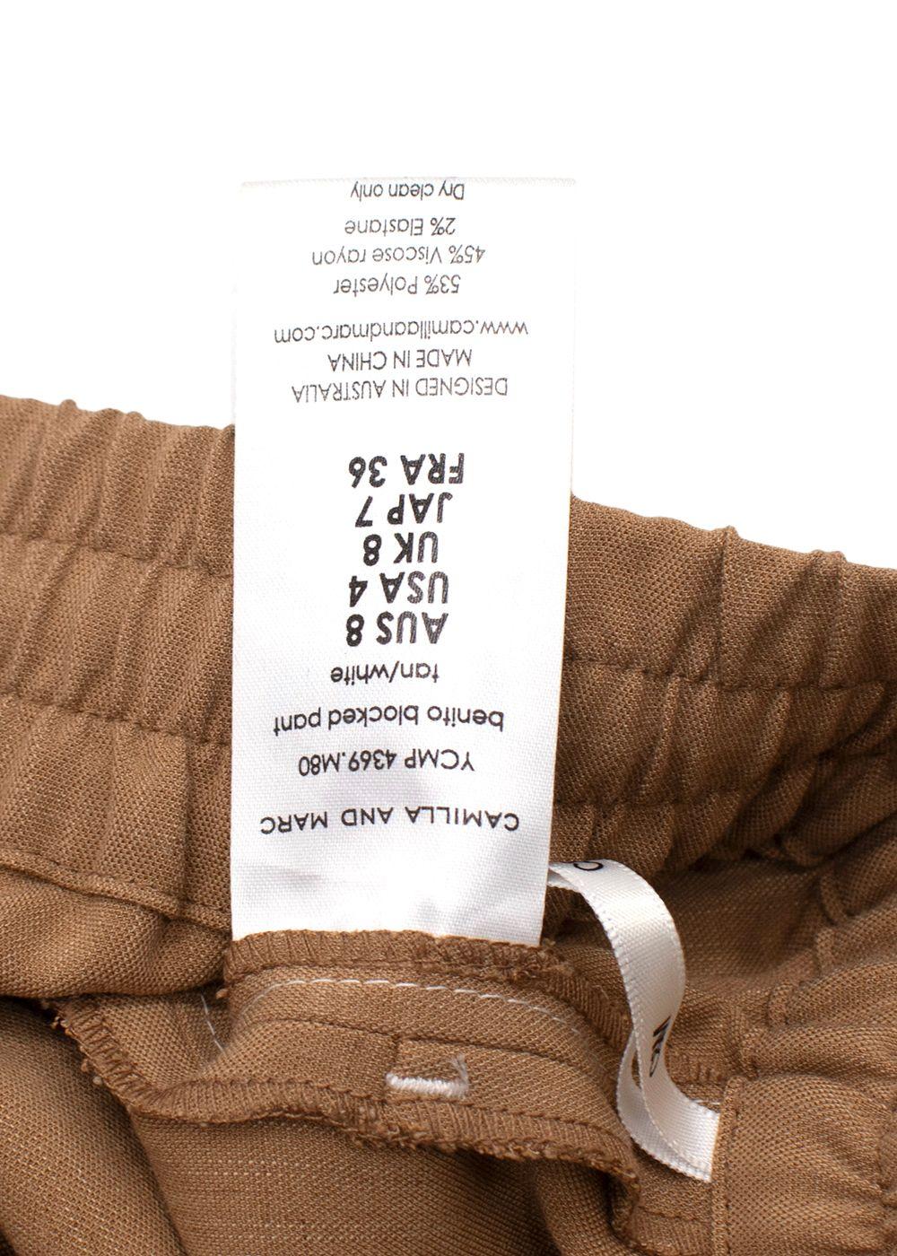 Camilla and Marc Brown Wide Leg Trousers