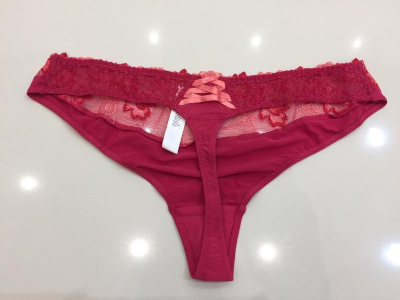 Aubade Paris Rose Magnetique Tulle Tanga