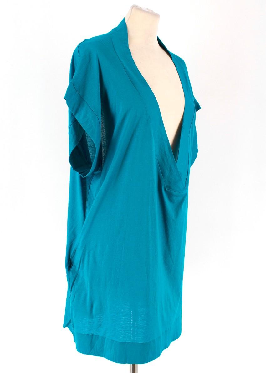 Eres Turquoise Oversize T-Shirt