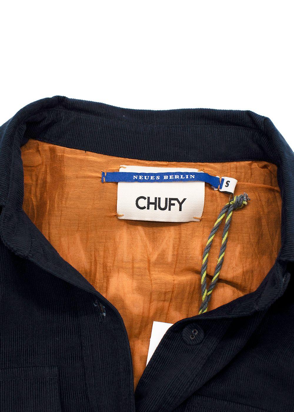 CHUFY Navy Corduroy Frank 'Find Me In Berlin' Jumpsuit