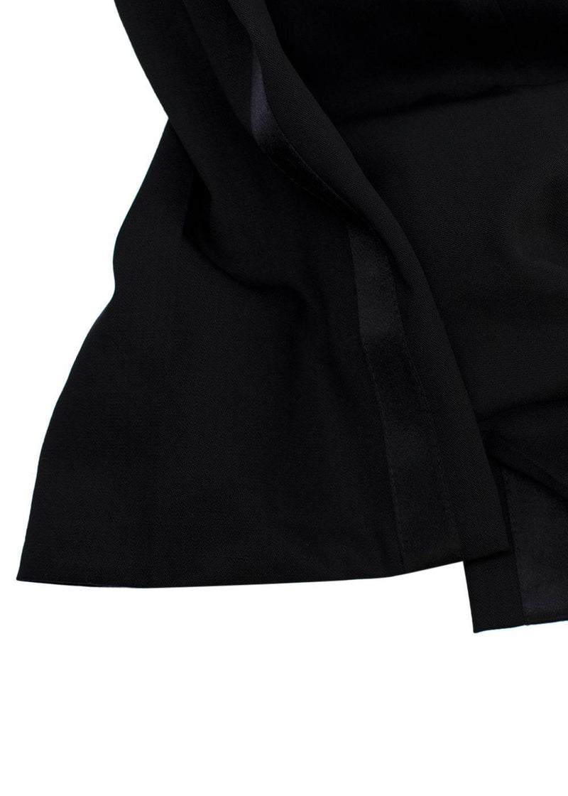 Dolce & Gabbana Black Tailored Tuxedo Trousers