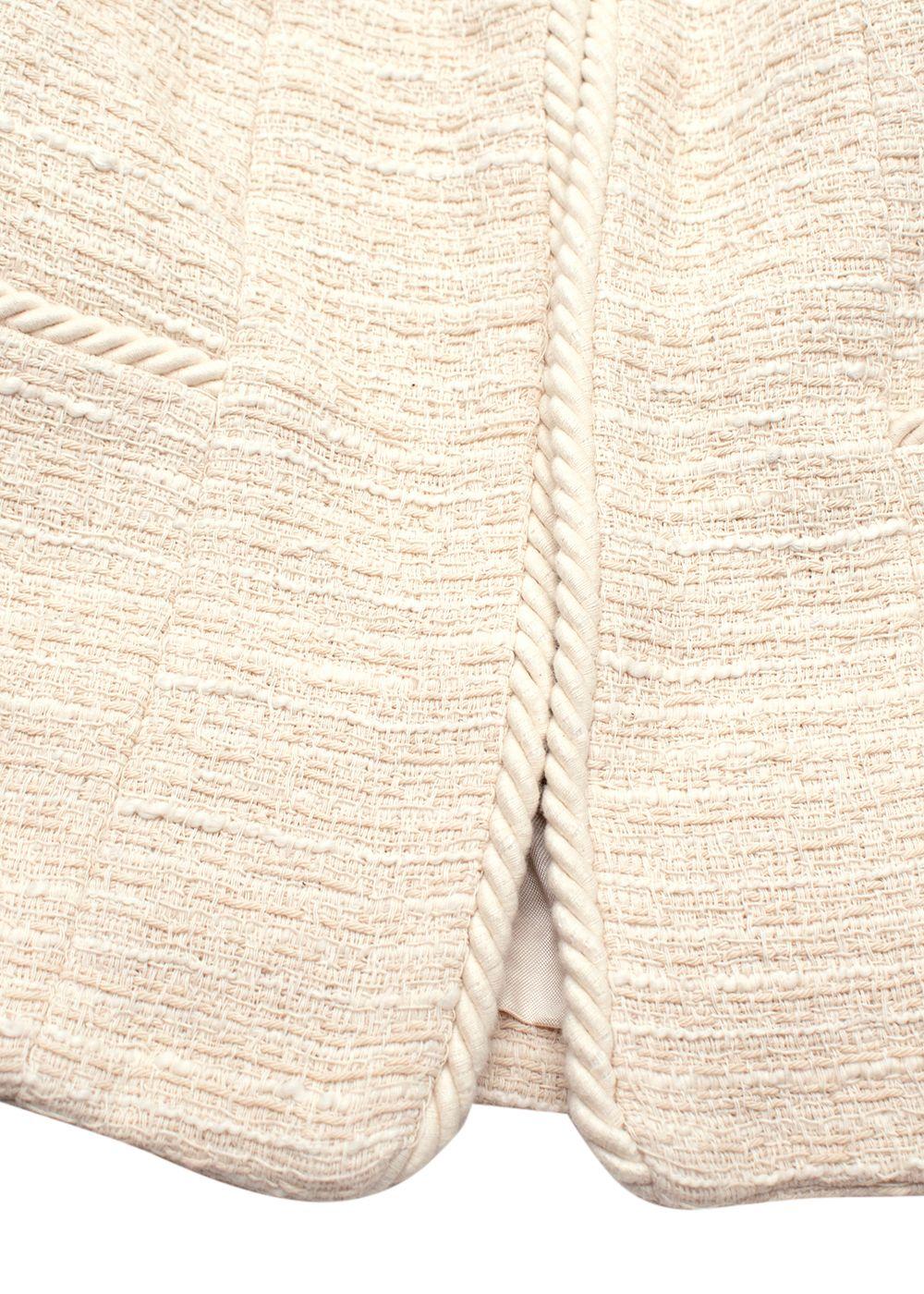 Claudie Pierlot Cream Tweed Jacket