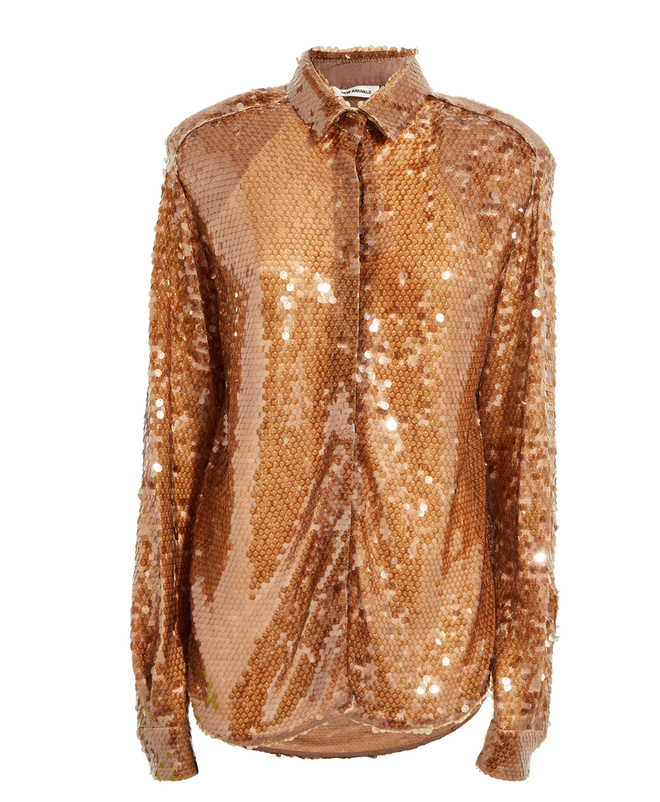 The New Arrivals Ilkyaz Ozel Sequin Colette Shirt
