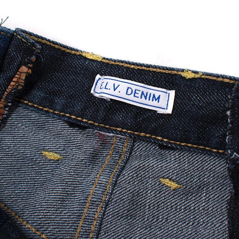 ELV Denim Distressed Two-tone Jeans