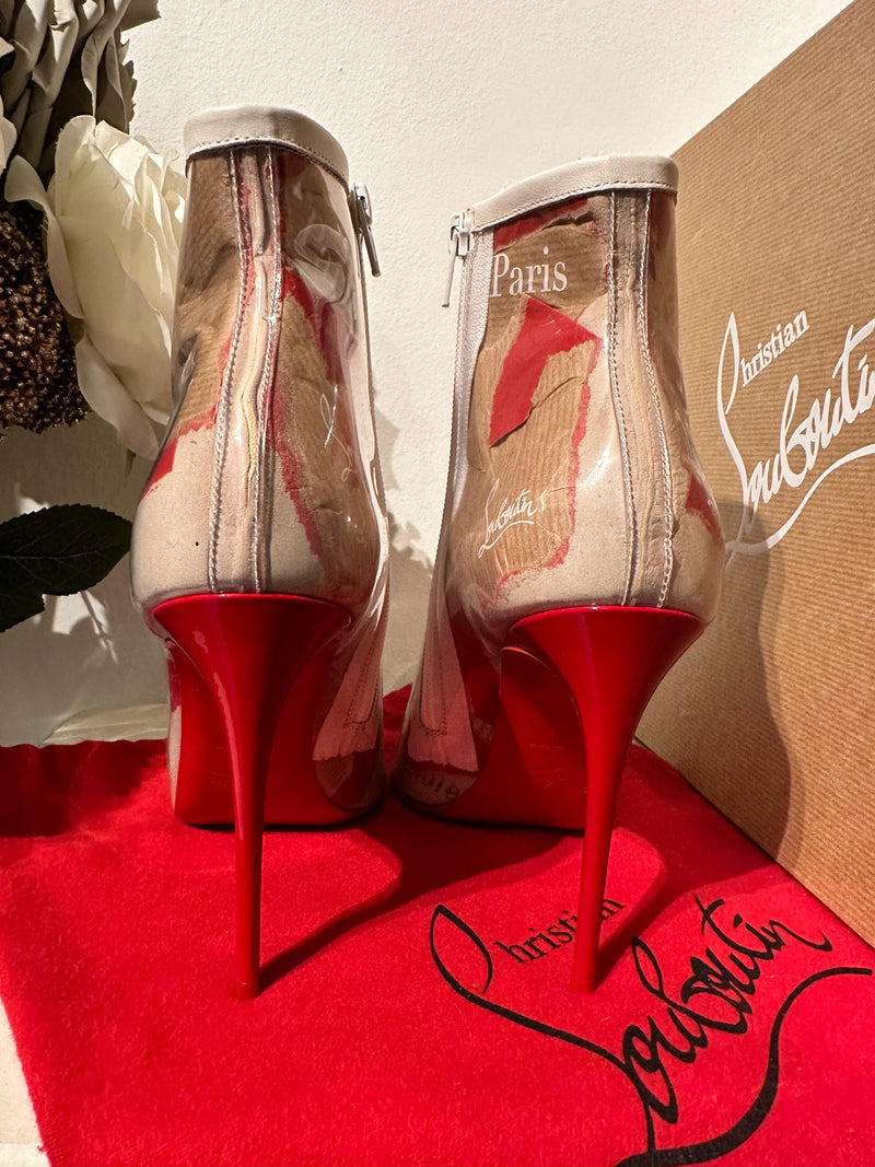 Christian Louboutin Limited Edition PVC Heeled Boots
