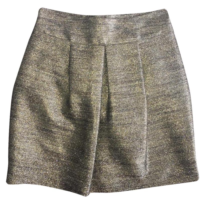 Etro Gold Shimmer Skirt