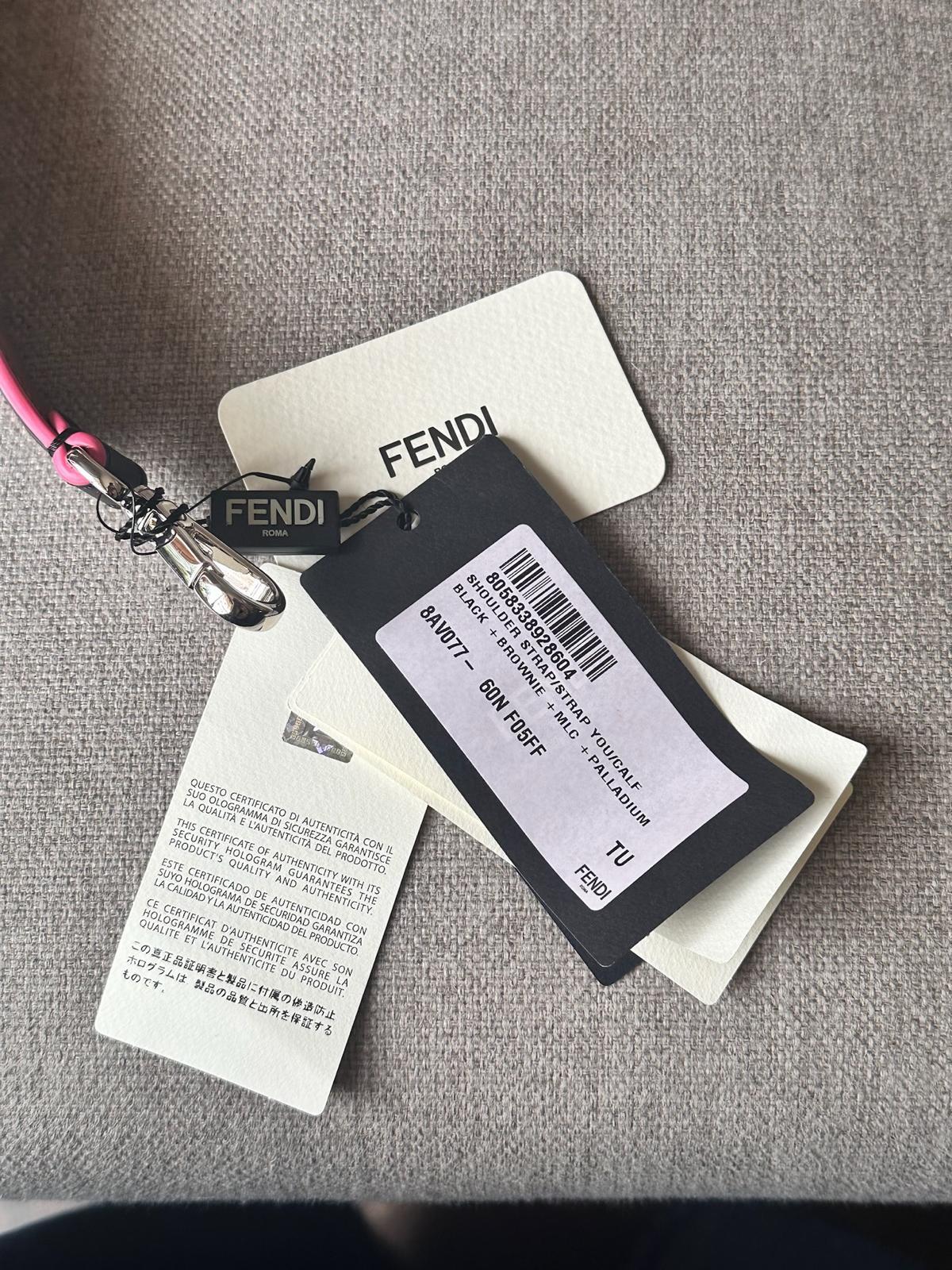 Fendi Multicoloured Strap You Bag Strap