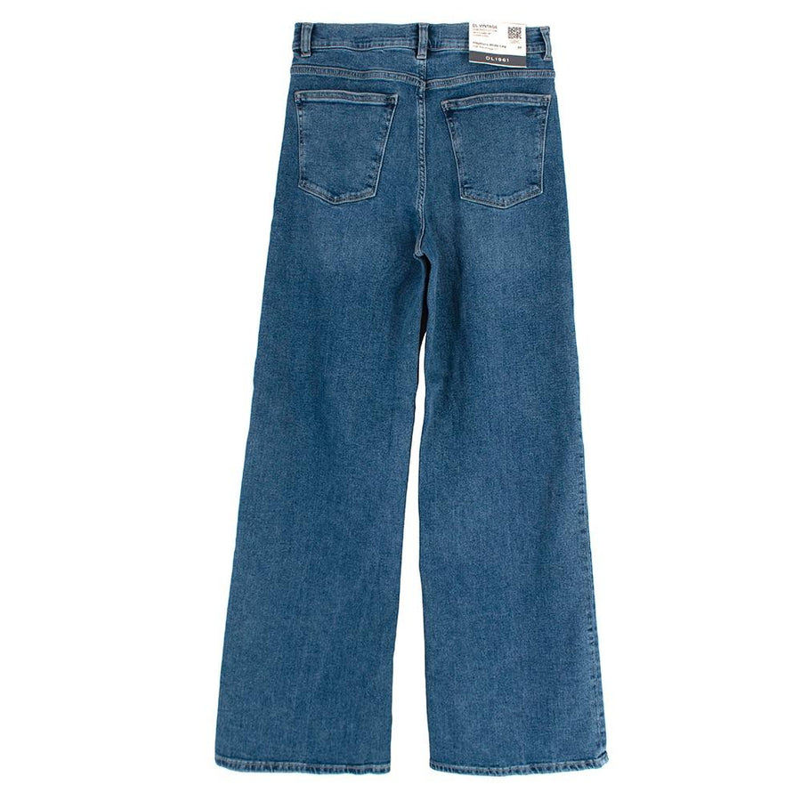 DL1961 Hepburn Wide Leg High Rise Vintage Jeans