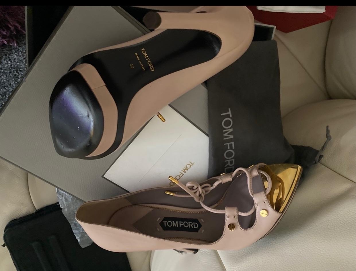 Lace-Up Platform Pump, Light Pink