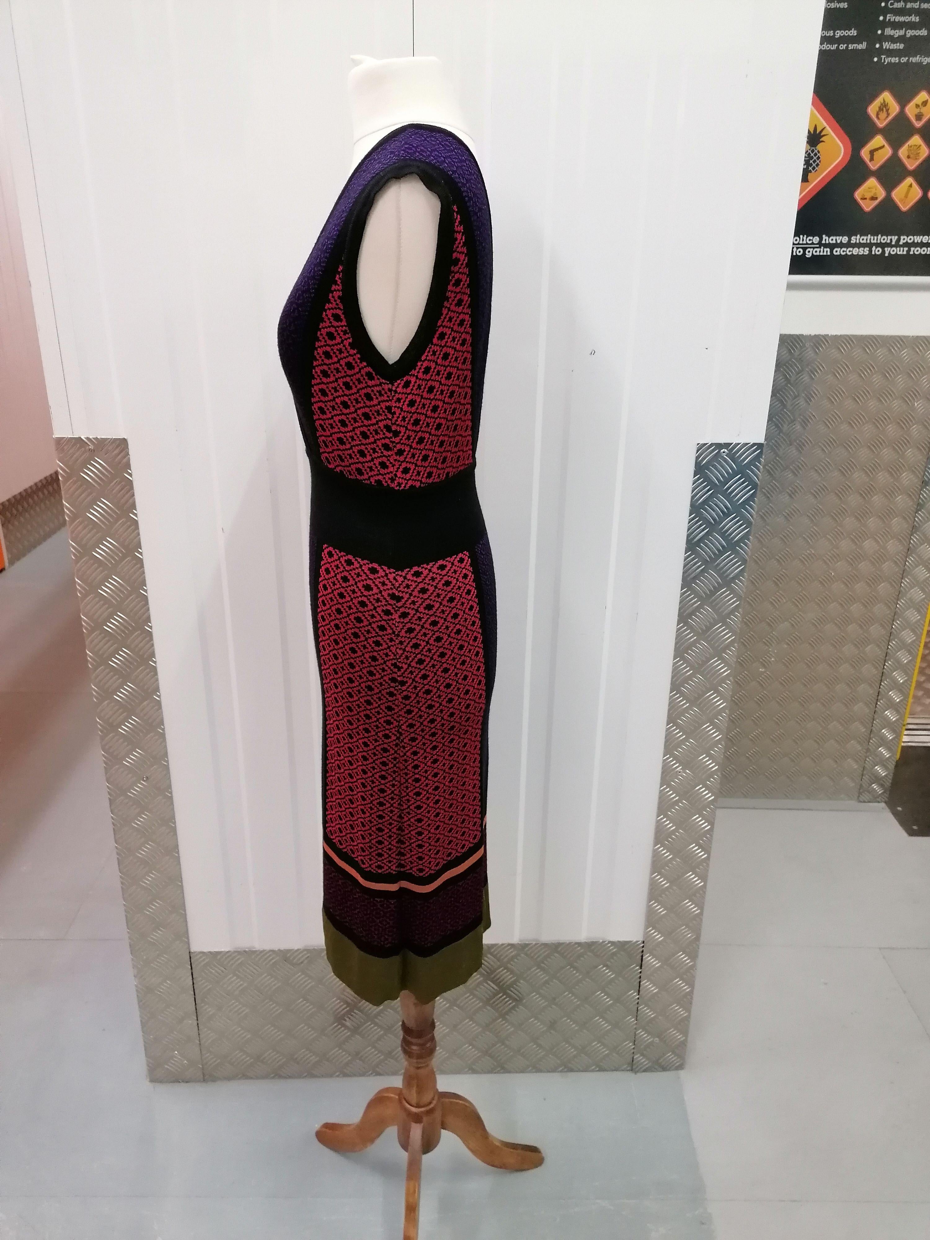 Wool Blend Knitted Sleeveless Dress
