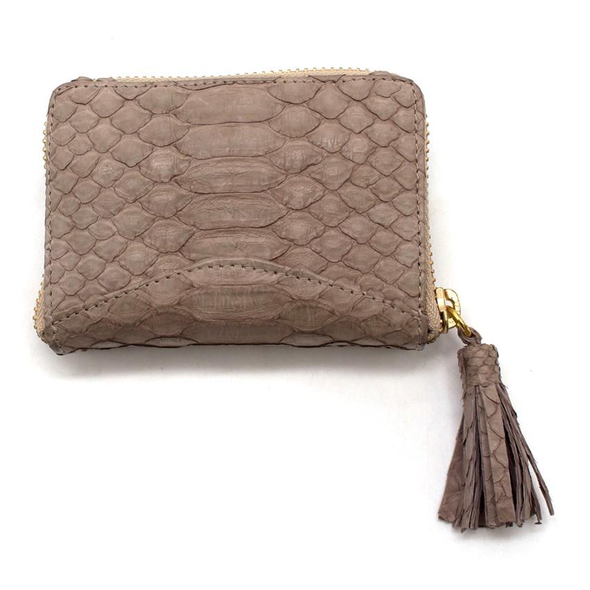 Massey Grey Python Purse