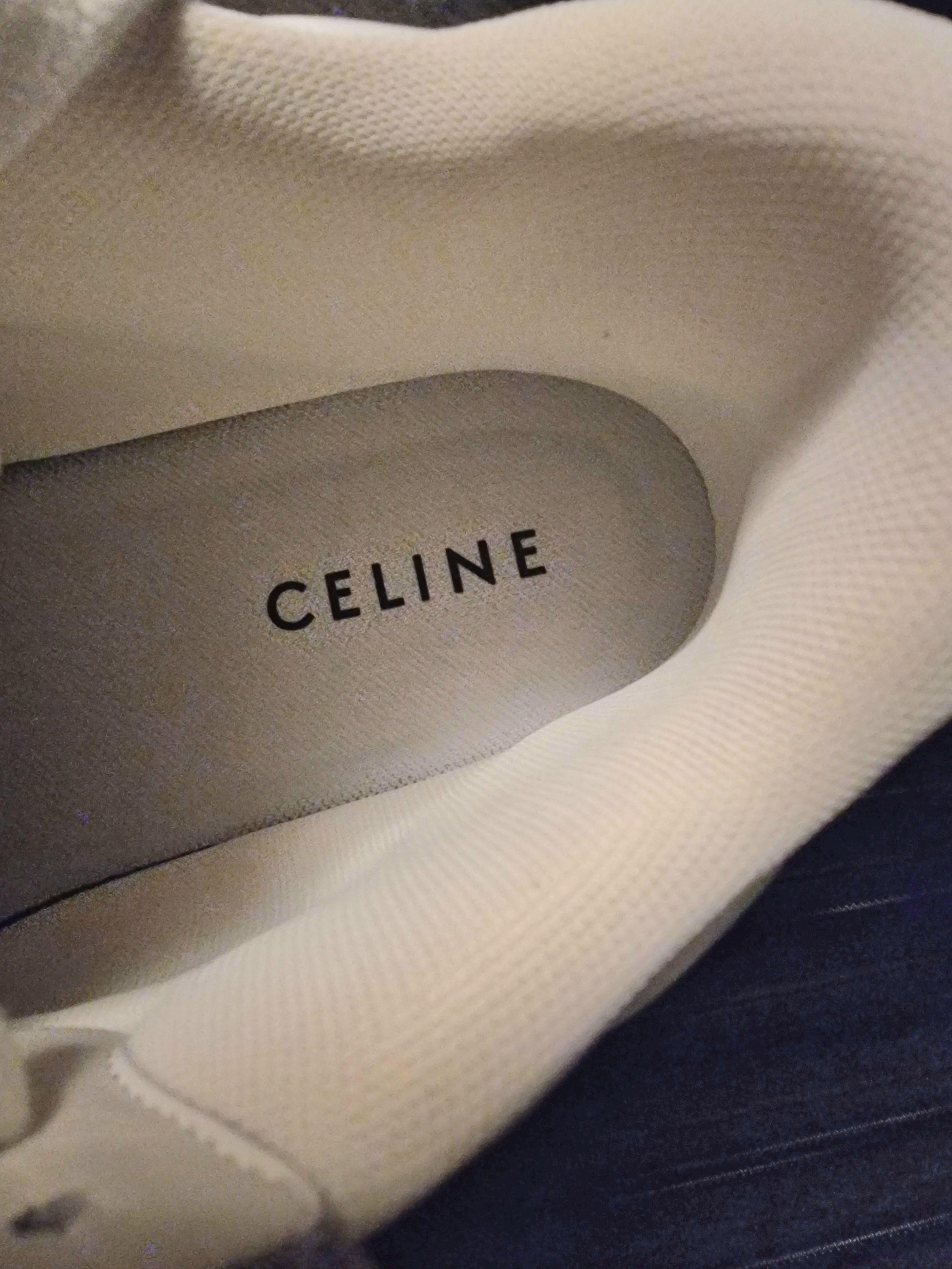 Celine  White CT-02 Mid Sneaker
