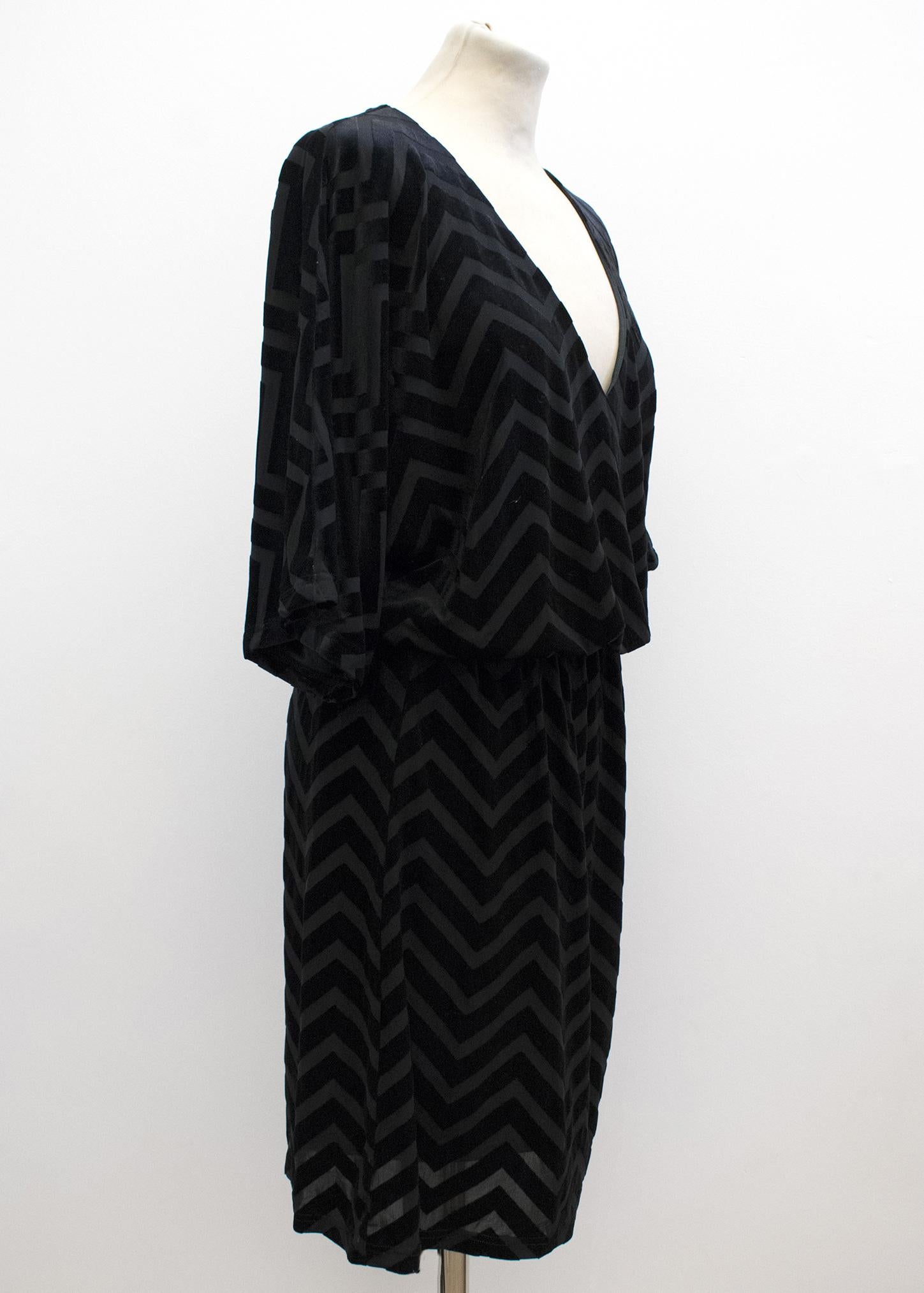 Gestuz Black Velvet Dress