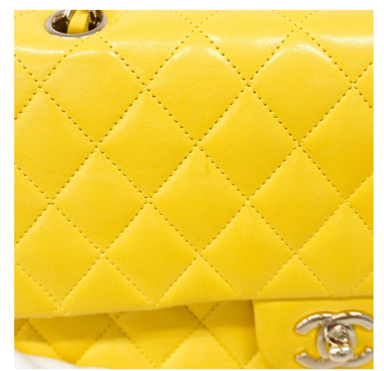 Chanel Quilted Yellow Timeless Bag