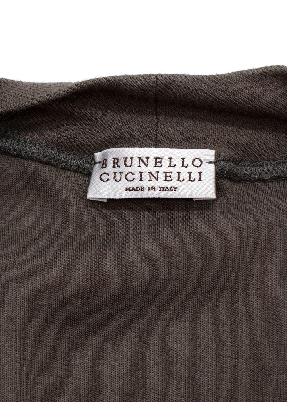 Brunello Cucinelli Soft Ribbed V Neck Tank Top