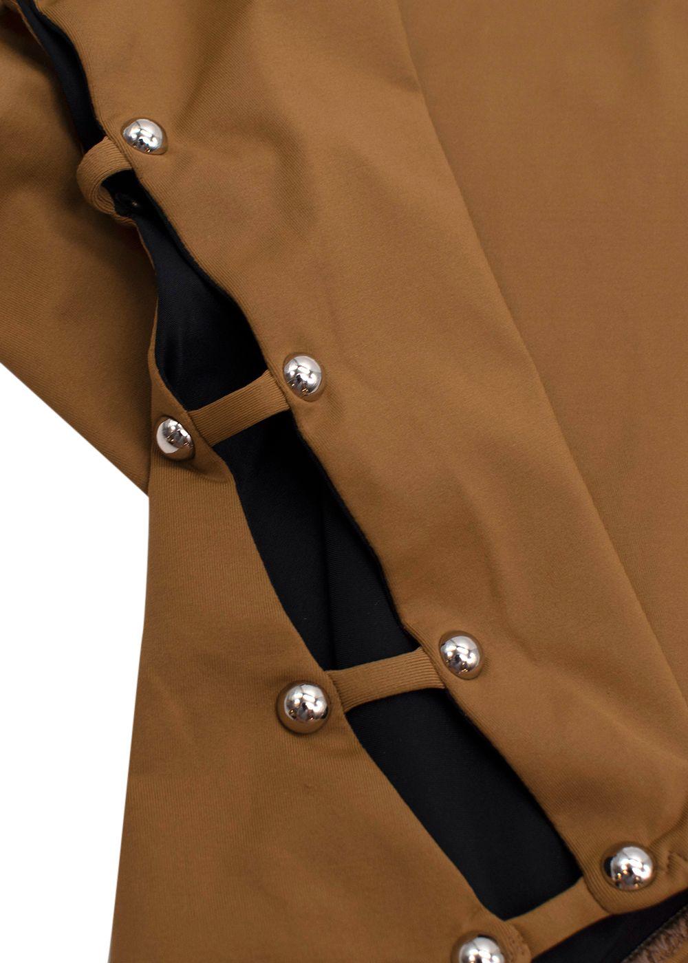 Brown Cutout Swimsuit