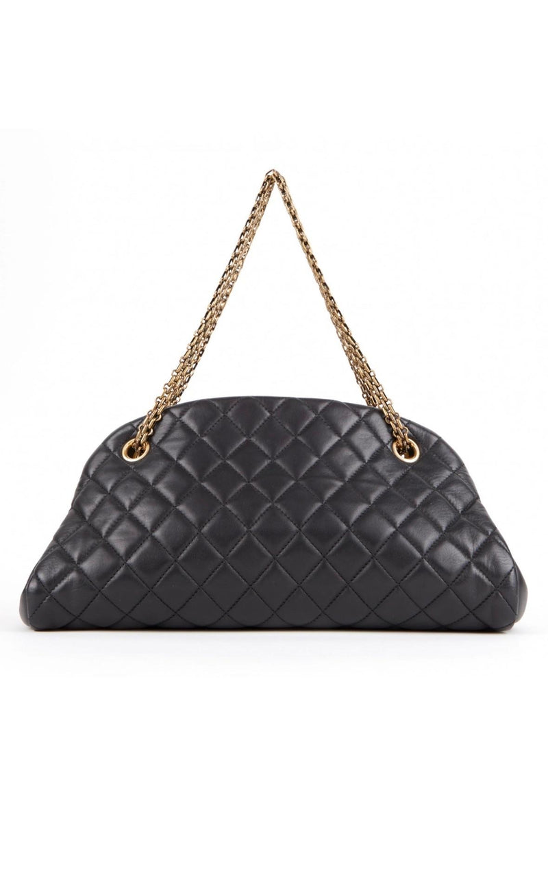Chanel Black Mademoiselle Bowling Bag