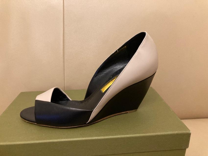 Rupert Sanderson Bi-Colour Wedge Pumps