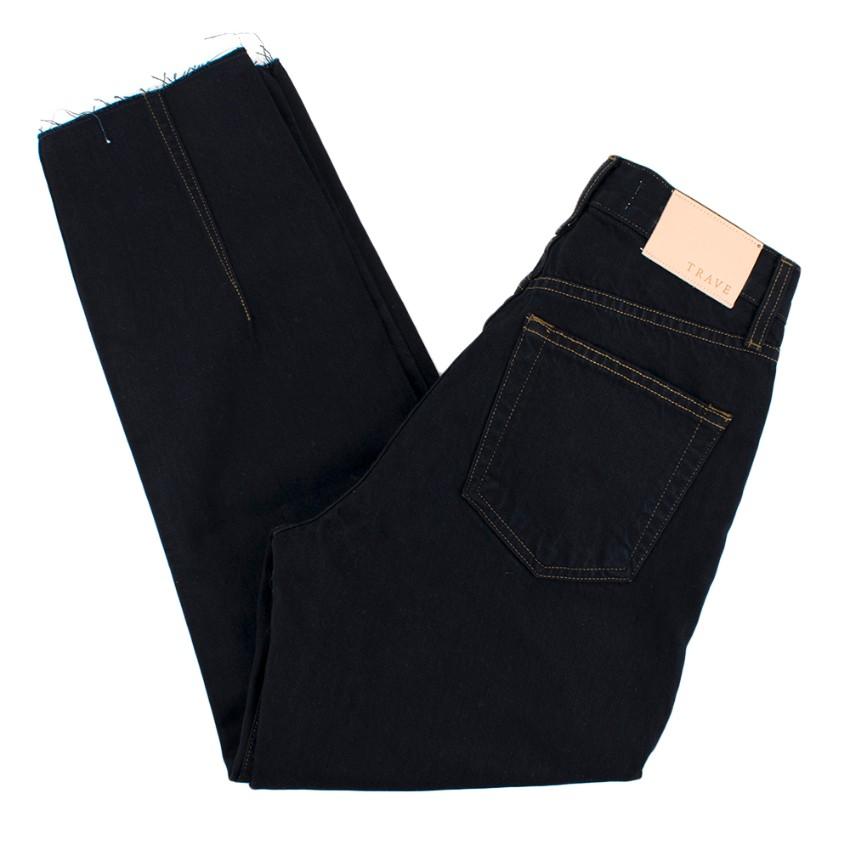 Trave Heidi High Waisted Crop Straight Jeans
