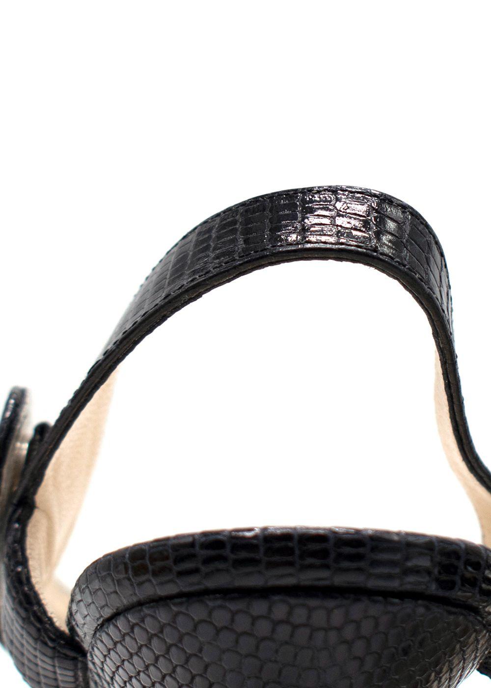 Rupert Sanderson black strappy high-heel sandals