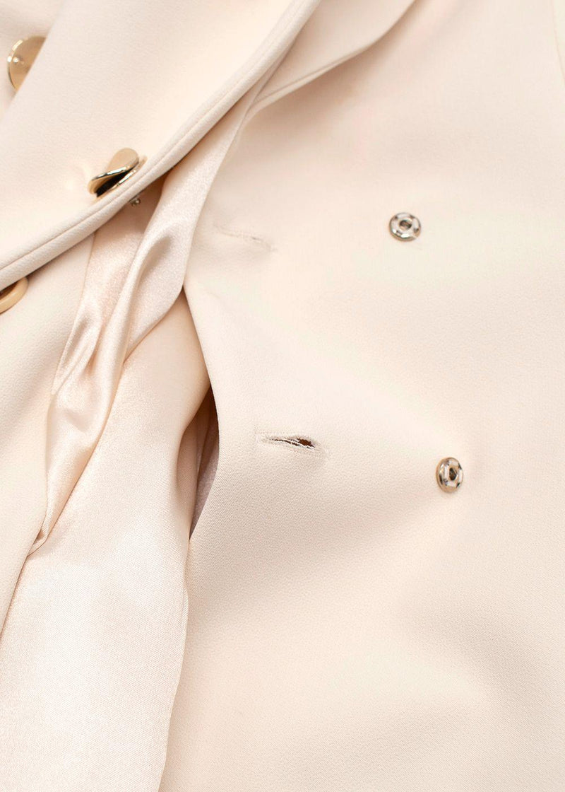 Elisabetta Franchi Beige Abito Donna Blazer Dress