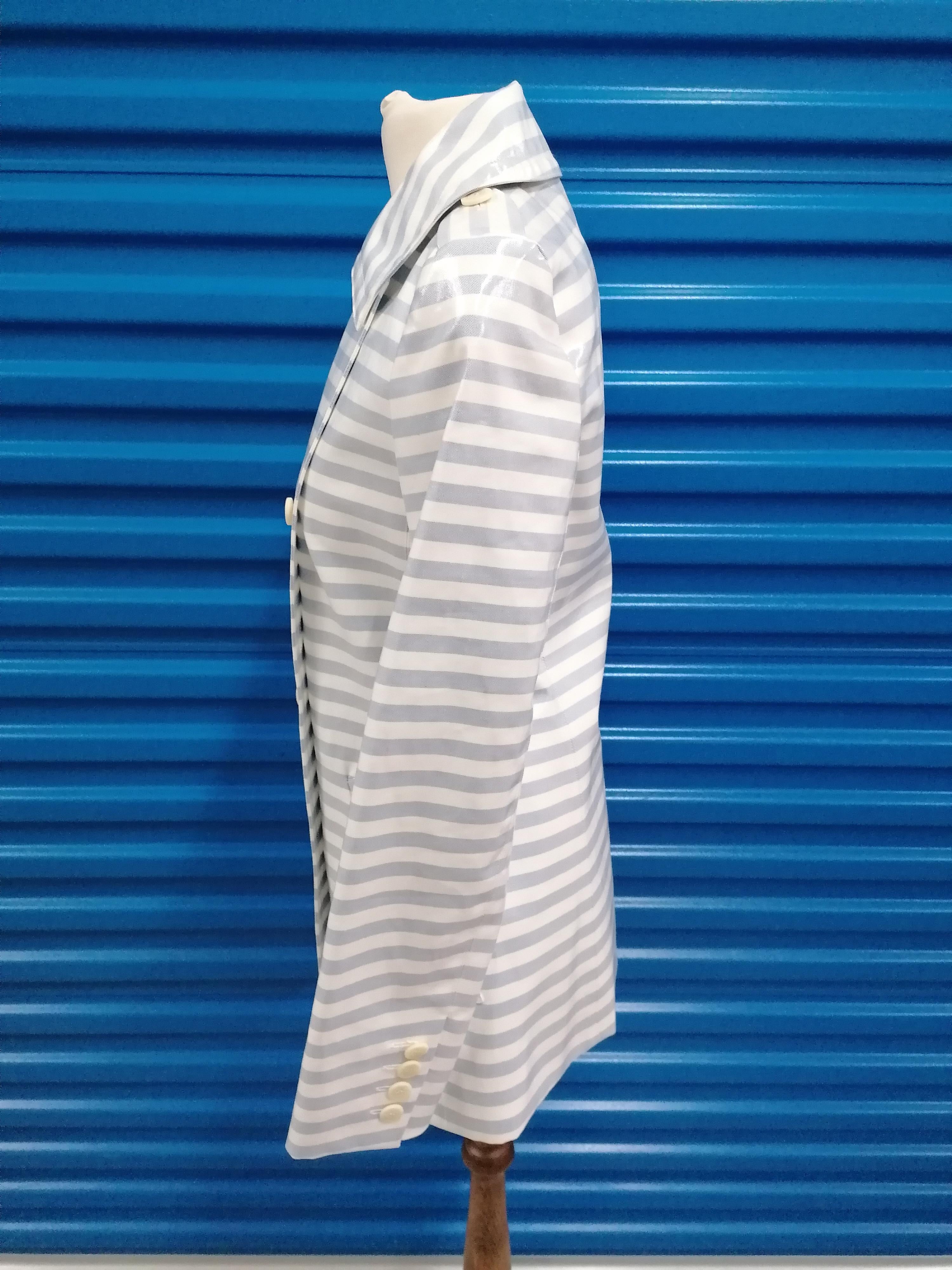 Max Mara Sfilata Striped Double Breasted Coat