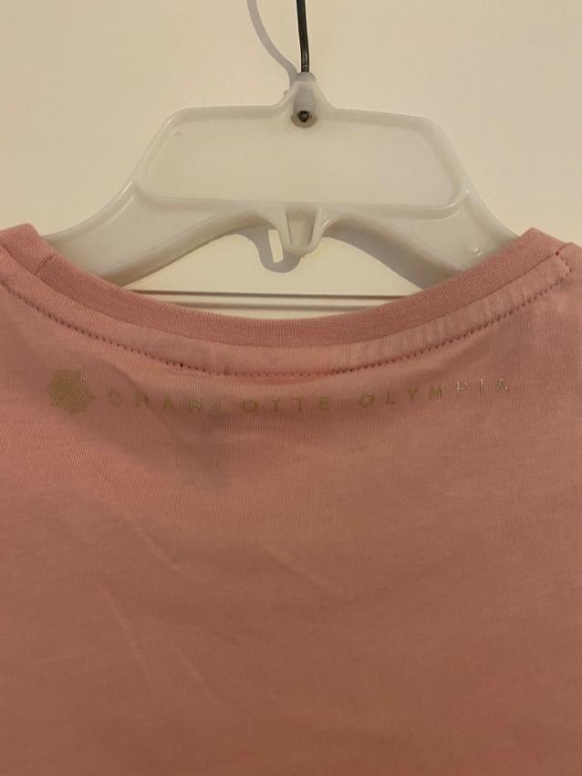 Charlotte Olympia x Puma Pink Cotton T-Shirt
