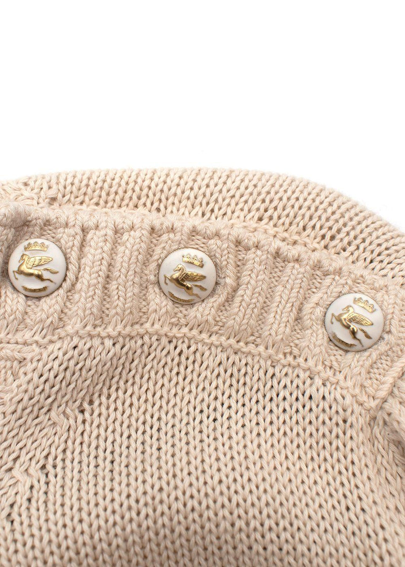 Jungle Embellished Stripe Knit Jumper