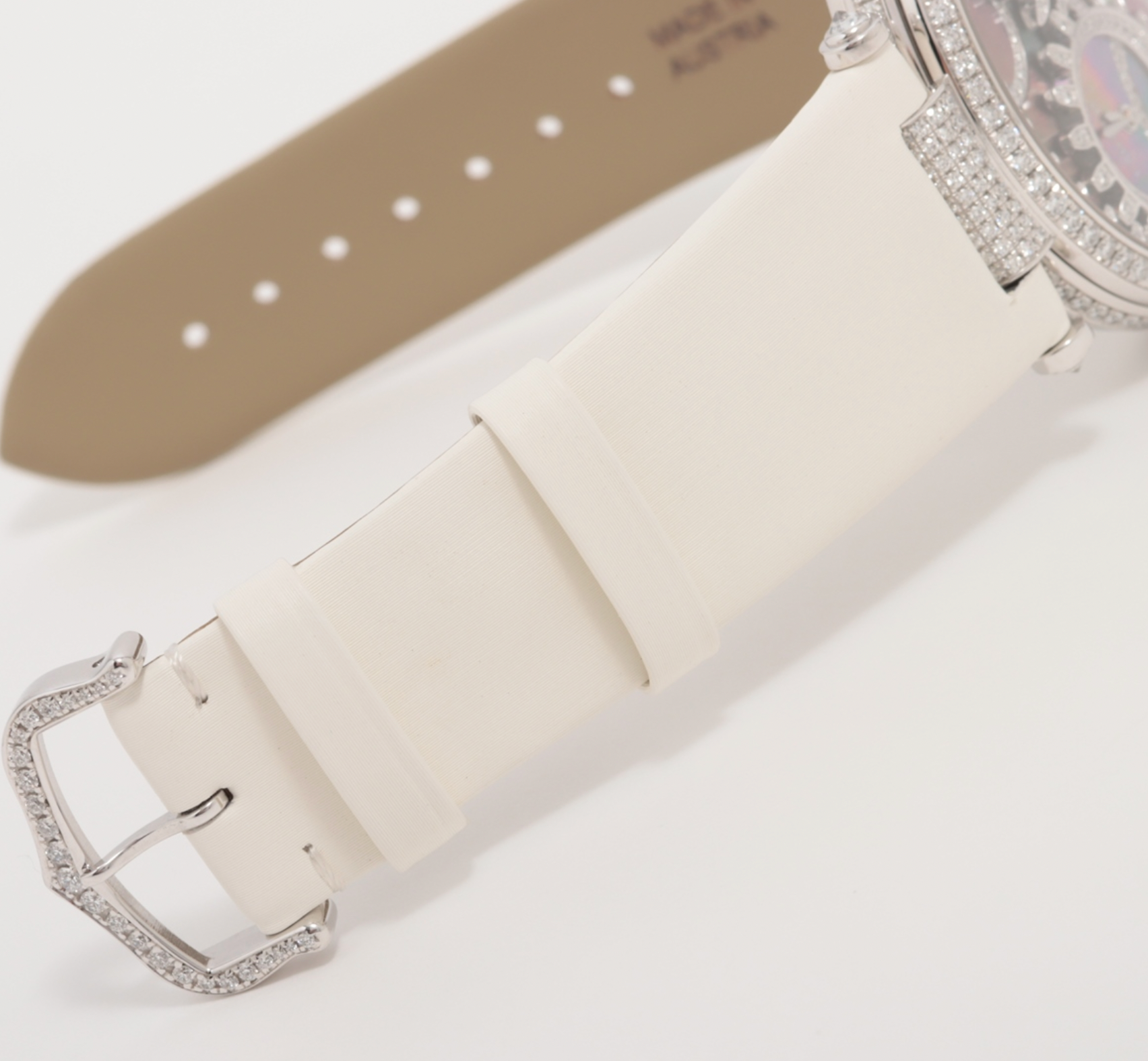 Cartier Diamond Set Libre Tems Moderne de Watch 18kt White Gold