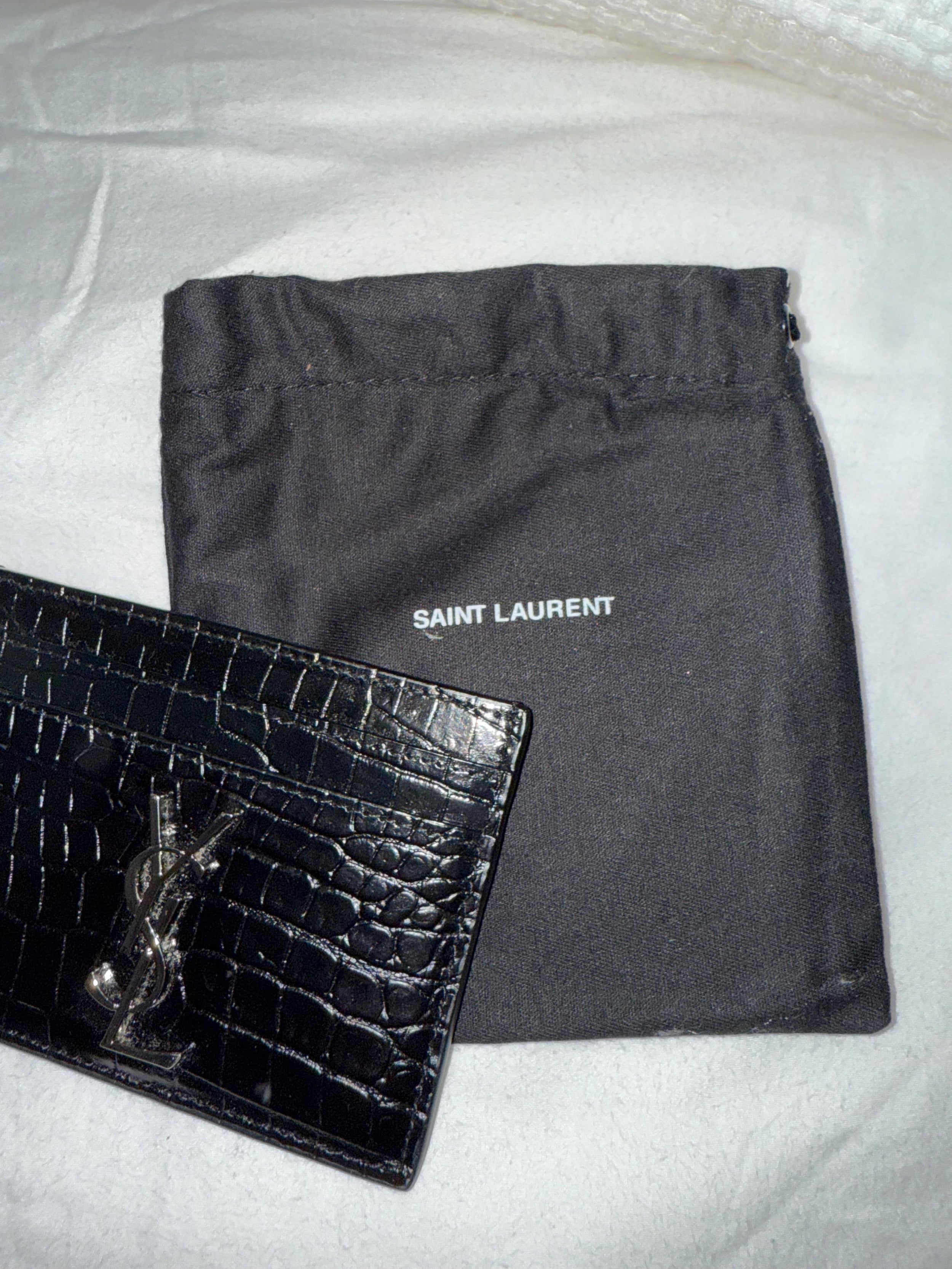 Saint Laurent Black Card Holder