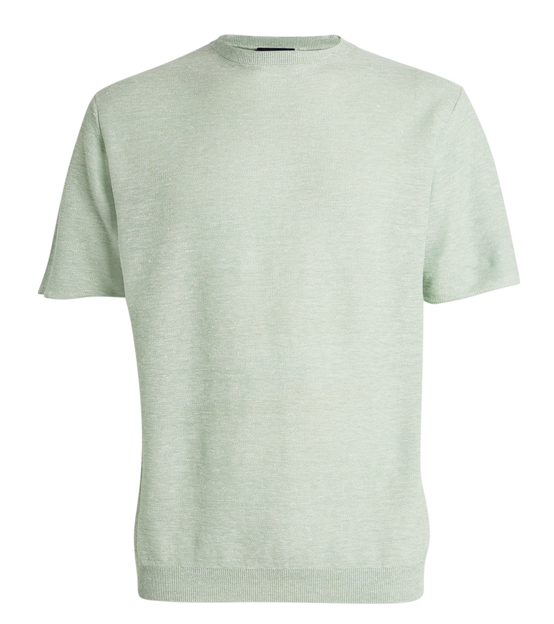 Sease  Linen-Cotton T-shirt