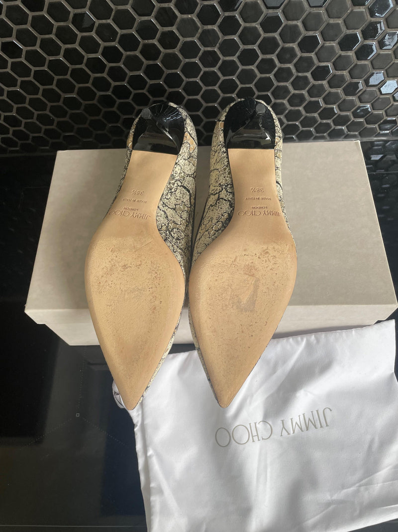 Jimmy Choo Lace Agnes Pumps