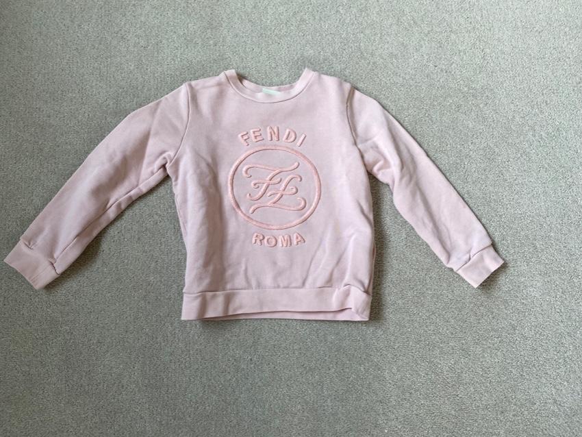 Pink Kid's 4Y Logo Sweatshirt