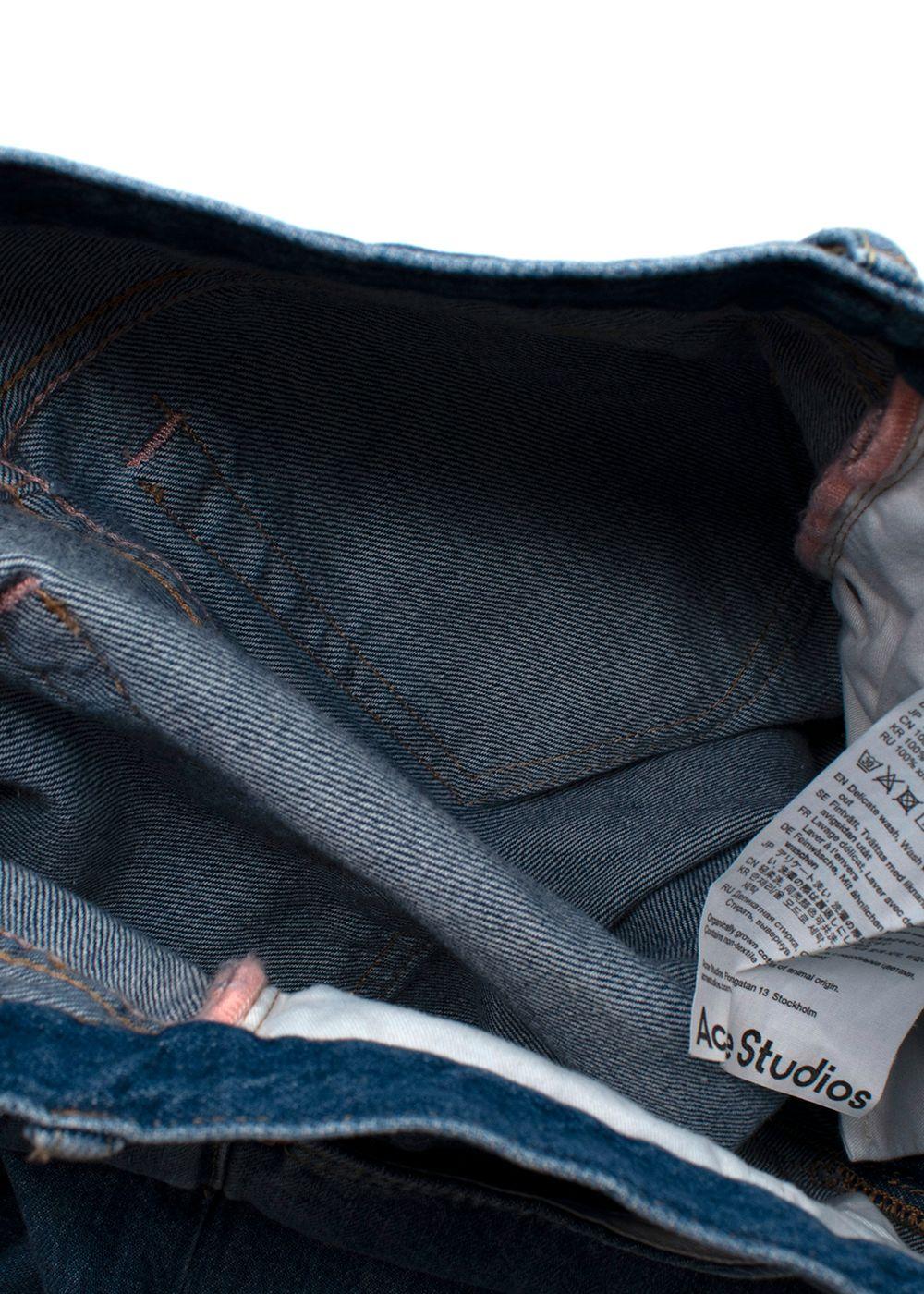 1996 Trash Dark Blue Straight Leg Jeans