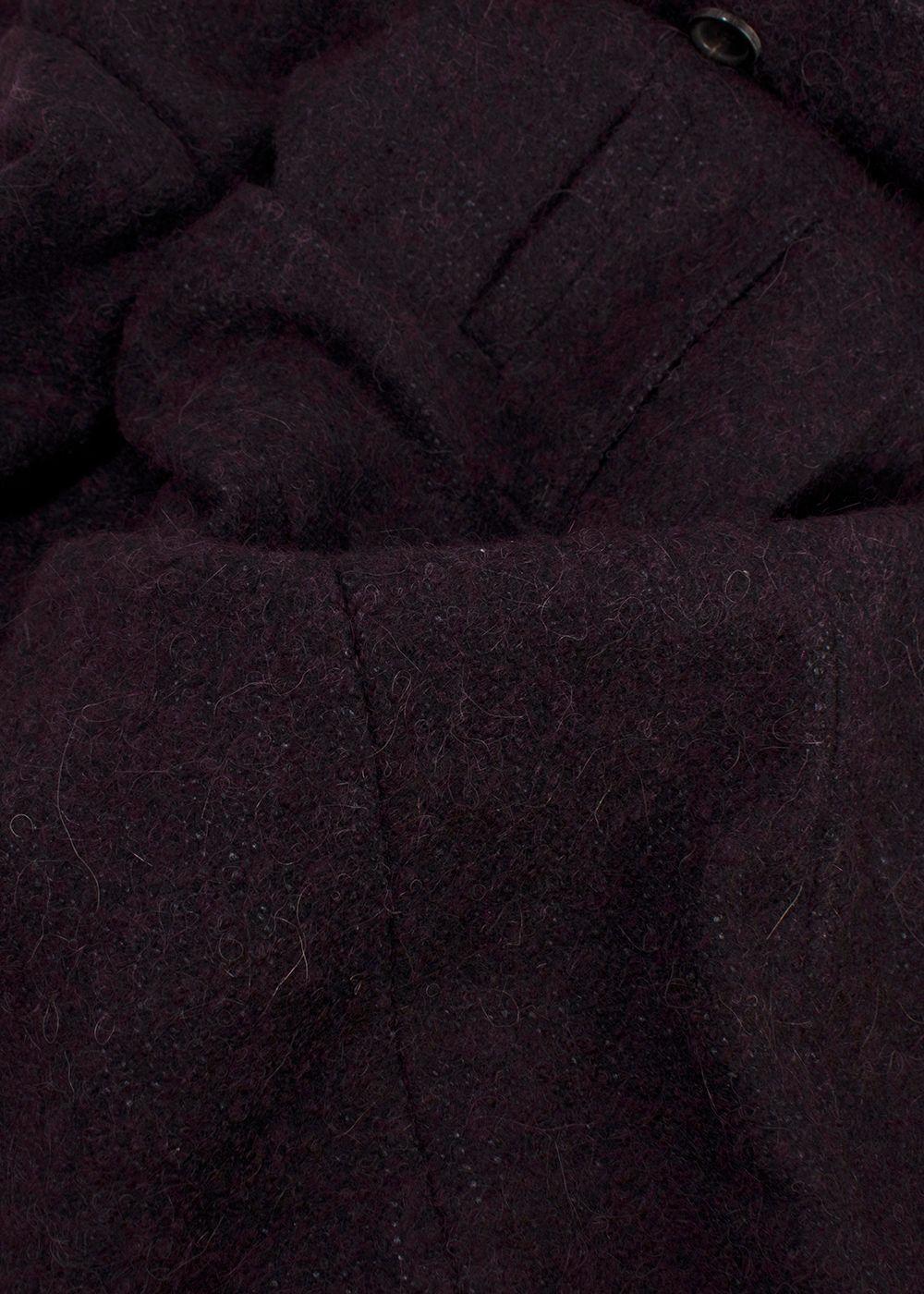 Canali Aubergine Kei Coat