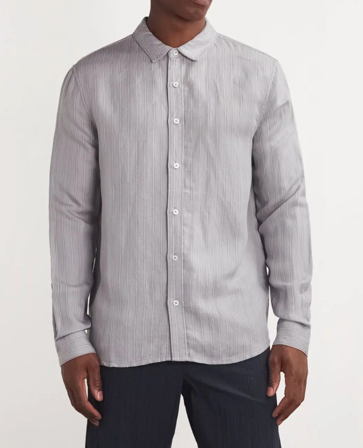 Paige  Linen Blend Striped Shirt