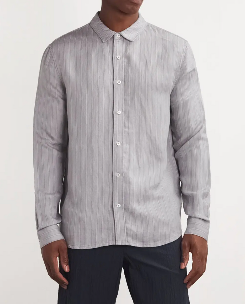 Paige  Linen Blend Striped Shirt