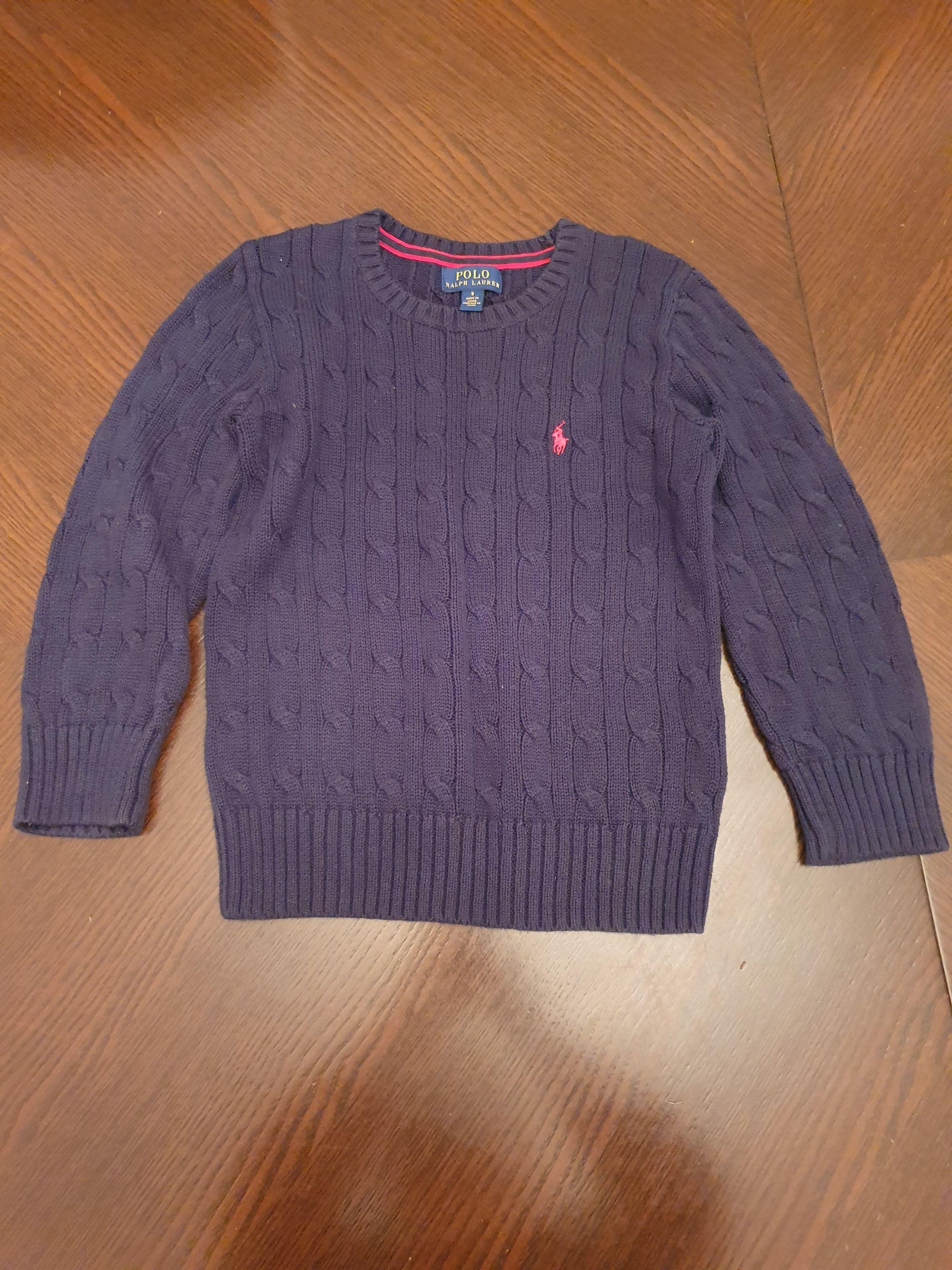 Kids 5Y Cable Knit Jumper