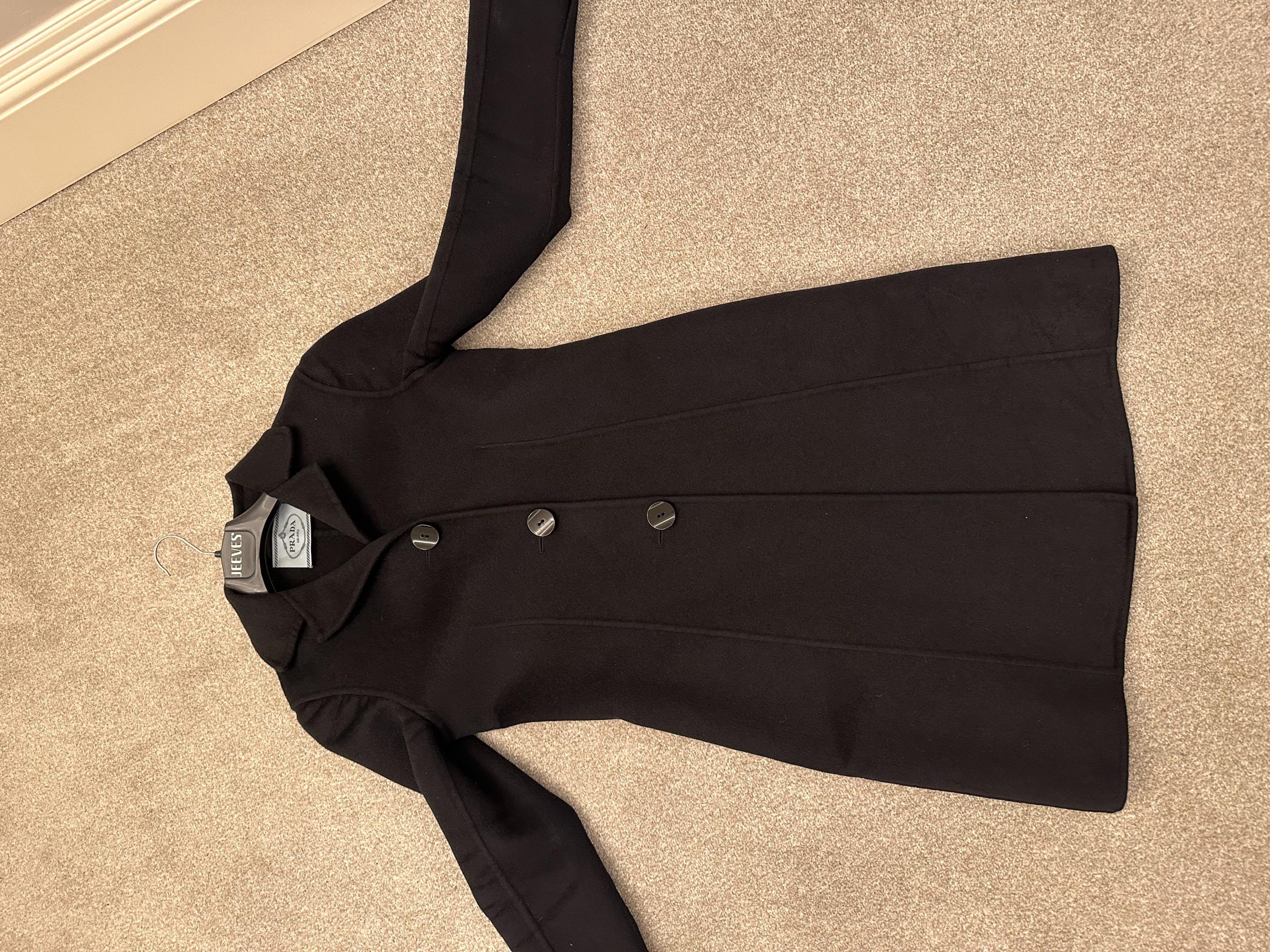 Black Wool & Cashmere Coat