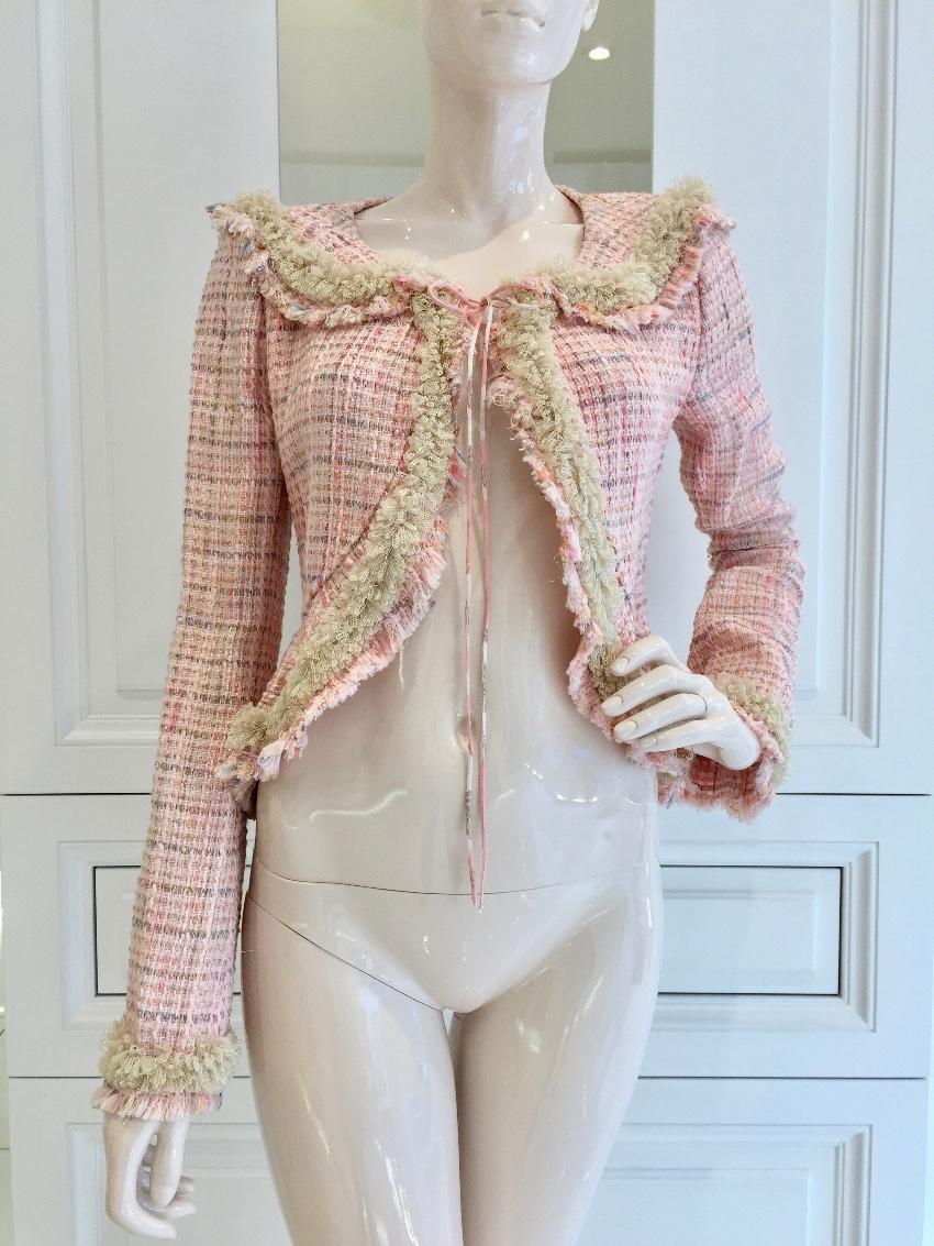 Ungaro Pink Lesage Tweed Jacket