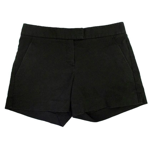 Theory washed black mini shorts