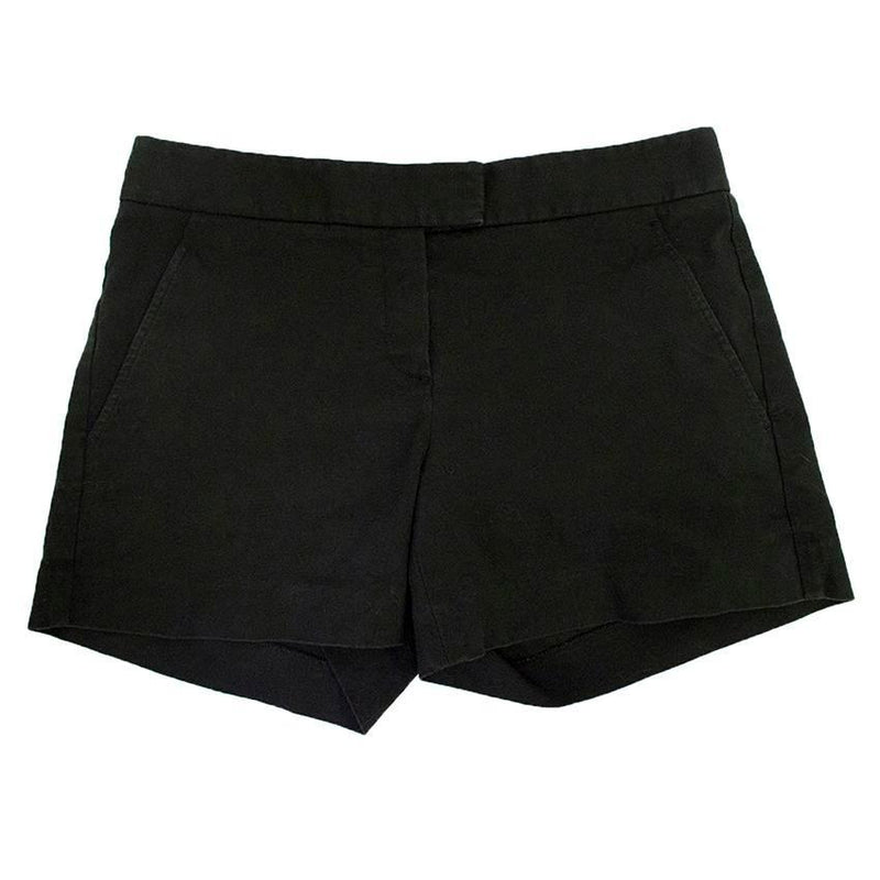 Theory washed black mini shorts