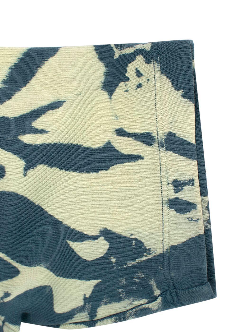 Off-White Tie-Dye Cotton Mockneck Tee