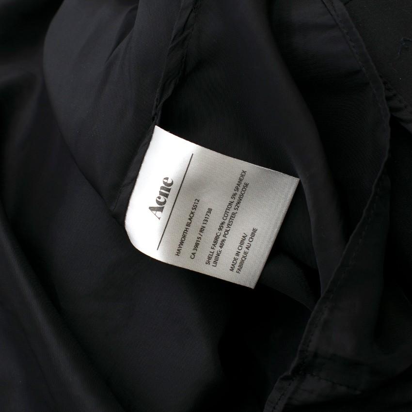 Acne Black Hayworth Mini Skirt