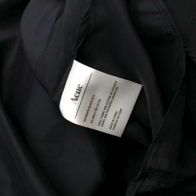 Acne Black Hayworth Mini Skirt