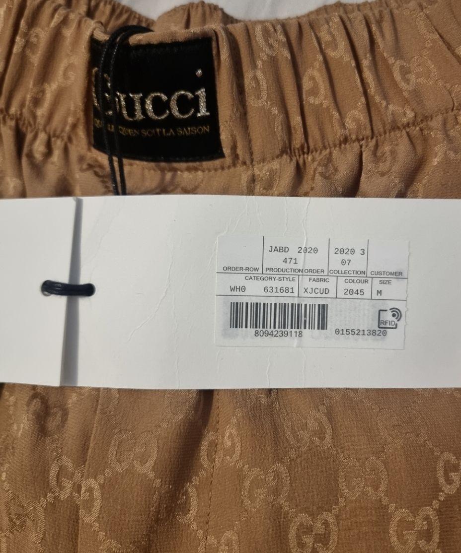 Gucci GG Print Silk Shorts
