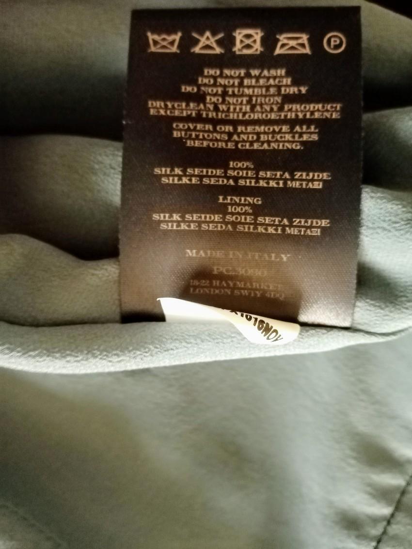 Burberry Black Chiffon Pleated Skirt